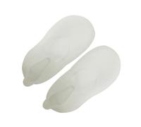 Anti-Cracking Silicone Boat Socks Size L XL White Reusable