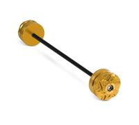 Anti Crash Pad Motorcycle Falling Protectio For G310R 2017-2022 CNC Front Rear Axle Wheel Fork Sliders Cap Crash Protector(G310R Rear Gold)