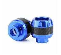 Anti Crash Protector Motorcycle Anti Fall Cup Front Axle Wheel Protection Crash Pad Motorbike Protectors Alloy Falling Fork Slider Cups Motorcycle Frame Sliders(Blue)