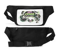 Anti Cringe Task Force Design Unisex Waist Bag Black