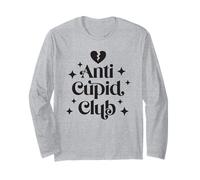 Anti Cupid Club - Anti-Valentines Broken Heart Sarcasm Long Sleeve T-Shirt
