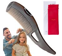 Anti Dandruff - Hollow Ergonomic, Lightweight Massage Energy Comb | Revolutionary Design Rose Comb, Carbon Fiber Stainless Steel Pintail, Teasing for Daughter Women
