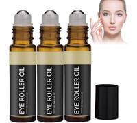 Anti Darkness Eyes Roller Oil, Eye Cream Anti Aging, Energizing Serum for Dark Circles and Puffiness, Fine Lines, Wrinkles, Gel Based Brightening Cream, Rollerball for Eyes (10ml, 3PC)