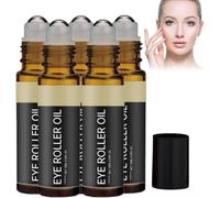 Anti Darkness Eyes Roller Oil, Eye Cream Anti Aging, Energizing Serum for Dark Circles and Puffiness, Fine Lines, Wrinkles, Gel Based Brightening Cream, Rollerball for Eyes (10ml, 5PC)