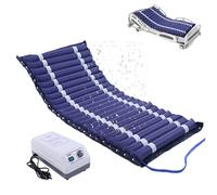 Anti-Decubitus Mattress with Alternating Pressure System For Long-Term Care, Waterproof Air Cushion Seat with Mattress Pump for Pressure Ulcer Prevention Load Capacity 135 Kg,W90cm