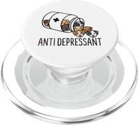 Anti Depressant Dog Pill Bottle Cute Puppy Lover Pet Pills PopSockets PopGrip for MagSafe