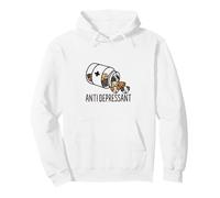 Anti Depressant Dog Pill Bottle Cute Puppy Lover Pet Pills Pullover Hoodie