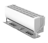 Anti-Direct Blow AC Shield for Home Office Use(Semi-filtration) | No-drill snap design, secure fit, prevents falls, easy setup, adjustable angle