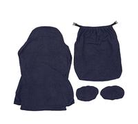 Anti Dirty Gaming Chair Cover, Stretch Computer Chair Slipcover with Arm Covers Fleece Office Chair Slipcover Rotating Armchair Covers(navy blue)