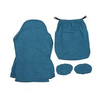 Anti Dirty Gaming Chair Cover, Stretch Computer Chair Slipcover with Arm Covers Fleece Office Chair Slipcover Rotating Armchair Covers(blue)
