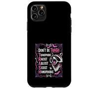 Anti Discrimination Raccoon Gothic Equality Protest Art Case for iPhone 11 Pro Max