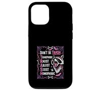 Anti Discrimination Raccoon Gothic Equality Protest Art Case for iPhone 12/12 Pro