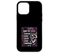 Anti Discrimination Raccoon Gothic Equality Protest Art Case for iPhone 12 mini
