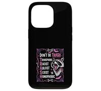 Anti Discrimination Raccoon Gothic Equality Protest Art Case for iPhone 13 Pro