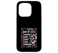 Anti Discrimination Raccoon Gothic Equality Protest Art Case for iPhone 15 Pro