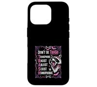 Anti Discrimination Raccoon Gothic Equality Protest Art Case for iPhone 16 Pro