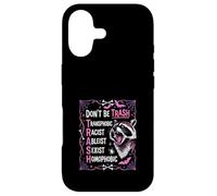 Anti Discrimination Raccoon Gothic Equality Protest Art Case for iPhone 17