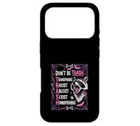Anti Discrimination Raccoon Gothic Equality Protest Art Case for iPhone 17 Pro