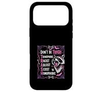 Anti Discrimination Raccoon Gothic Equality Protest Art Case for iPhone 17 Pro Max