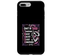 Anti Discrimination Raccoon Gothic Equality Protest Art Case for iPhone 7 Plus/8 Plus