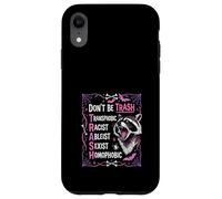 Anti Discrimination Raccoon Gothic Equality Protest Art Case for iPhone XR