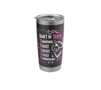 Anti Discrimination Raccoon Gothic Equality Protest Art Stainless Steel Insulated Tumbler