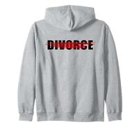 Anti-Divorce Pro-Marriage Men & Women Couples Matching Zip Hoodie
