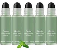 Anti-Dizzy Roll-On, Gentle Vertigo Relief Roll-On for Daily Care, Vertigo Ease Roller, Natural Ingredients Can Quickly Relieve Dizziness, for Relaxation and Daily Comfort for Men and Women (5PC)