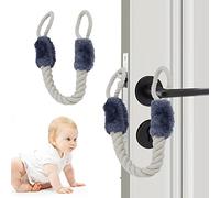 Anti-door slamming: baby door stopper, door stopper made of soft cord prevents fingers from being caught by slamming doors and from children or pets in the room Fulenyi