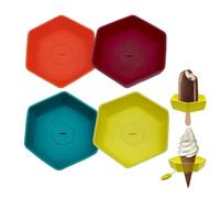 Anti-drip Cross Stand, Dispenser Without Falling | Wash the Washable Silicone Carrier, Reusable Holder for the Whole Family, Designed For A