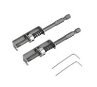 Anti-Drop Screw Bit Holder Scalable Spring-Loaded Drill Guide Single-Hand Use for Electricians Home DIY Repairs,2 pcs,A
