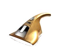 Anti-Dust Mite UV Vacuum Cleaner With HEPA Filtration Mattress Cleaner Machine Handheld Mite Vacuum Cleaner Destroys Up To 99.9% Of All Mites For Mattresses, Pillows, Sofas, Carpets And Bed(Gold)