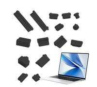 Anti Dust Plug - 16PCS Soft Silicone Computer Port Covers, PC Laptop Port Protector | Dust Cover Stoppers For RJ45 USB Audio Type C Interface Maintenance Unit
