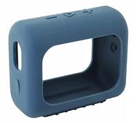 Anti-Dust Silicone Case Compatible for JBL GO 3, Bluetooth Speaker Protective Cover Anti-fall Shell Accessories (Navy Blue)