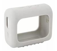 Anti-Dust Silicone Case Compatible for JBL GO 3, Bluetooth Speaker Protective Cover Anti-fall Shell Accessories (Gray)