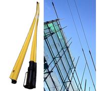 Anti-electrocution Electrical Insulating Sleeves, Dielectric Strength Up to 10000V, Portable Snap-on Protective Wrap Cable Tube, Non-Conductive, 3m, Yellow