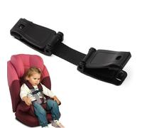 Anti Escape Car Seat Strap, Car Seat Safety Clip, Straps for Car Seat, Crash Tested, Multi-use & Impossible to Unlock, for Child Safety Seats,No Threading Required, Universal Fit, Black