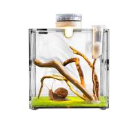 Anti-Escapite Hamster Cage Safe Habitat of Small Pet with Chew-proof Rods Portable Rennmak Cage for Dwarf Hamsters, Mice and Tiny Pets Removable Base for the