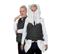 Anti-Fall Airb-ag Vest for The Elderly, Elderly Anti-Fall Airbags Belt, Deploy Fall Protection, 0.08s Rapid Deployment Protection for Head Hips, with APP to View Exercise Data Apricot(F)-L