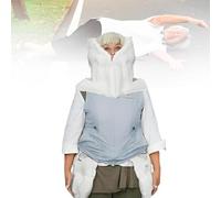 Anti-Fall Airbag Vest with 0.08-Second Activation, Reusable, App Remote Alarm, Real-Time Positioning, Includes 2 Helium Cylinders