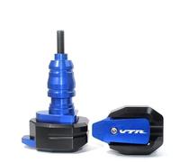Anti-Fall Protection Falling Protection Frame Sliders Fairing Guard Anti Crash Pad Protector For H&onda VFR 800 800X 750 1200F 1200X VTR 1000F RVT 1000R Frame Sliders(BLUE)