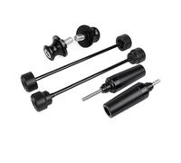 Anti-Fall Protection Moto Front Rear Wheel Axle Fork Frame Sliders Anti Crash Protector For CFMOTO 675SS 675SR 675 SR SS SR675 2025 Falling Protection Frame Sliders(BLACK 1)