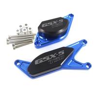 Anti-Fall Protection Motorcycle CNC POM Frame Sliders Crash Pad Engine Stator Case Saver Cover Protector For Suzuki GSXS750 GSX-S750 GSXS 750 Frame Sliders(BLUE)