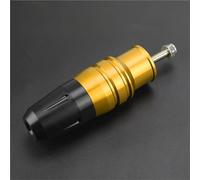 Anti Falling Pads Motorcycle Exhaust Slider For Kawasaki KLR650 KLR 650 2008-2023 Crash Pads Falling Protection Frame Sliders Crash Protector Motorbike Protector(Gold)