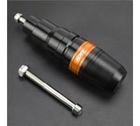 Anti Falling Protector Motorcycle Exhaust Slider For FJR1300 FJR 1300 2004-2015 Crash Pads Protector Frame Sliders Falling Protection Motorbike Crash Pad(Orange)