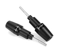 Anti Falling Protector Motorcycle Exhaust Slider For MT03 MT25 2015-2025 Crash Pads Exhaust Sliders Crash Pad Protector Motorbike Crash Pad(Black)
