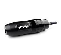 Anti Falling Protector Motorcycle Exhaust Sliders For FZ6 For FAZER FZ6R FZ8 FZ1 For FAZER Crash Pad Frame Slider Protector Exhaust Protection Motorbike Crash Pad(Black 1)