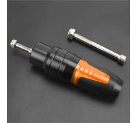 Anti Falling Protector Motorcycle Exhaust Sliders For KAWASAKI ZZR1200 ZZR1400 ZZR400 ZZR600 ZZR250 Crash Pad Frame Slider Protector Exhaust Protection Motorbike Crash Pad(Orange 2)