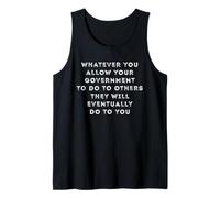 Anti-Fascism Anti-Government Protest Political Saying Tank Top