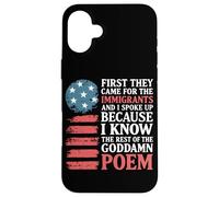 Anti Fascism Civil Courage Freedom Values Historical Quote Case for iPhone 16 Plus